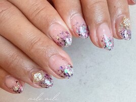 ラメグラデーション