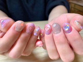 ハート オーロラ フラッシュラメ