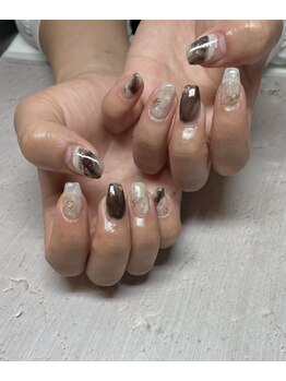 Mネイルアンドカフェ シェレステ/ニュアンスです!