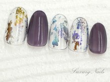 ラグジュアリーネイルズ アカバネ(Luxury Nails Akabane)/オシャレ*ホイルNail