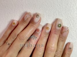 個性派ニュアンスネイル