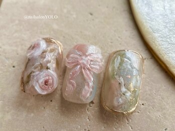 ヨロ(YOLO)/凹凸アート