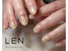 レン(LEN.)/ベージュマグ×ゴールドライン