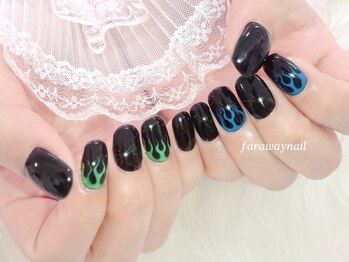 メラメラネイル☆