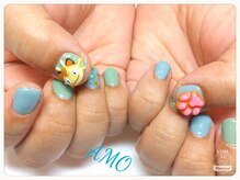 アモ ラブネイルズ(AMO Love nails)/ニャンチュー3Dネイル