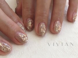 ゴージャスネイル　大粒ラメ