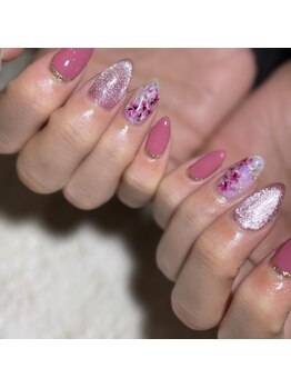 アリー ネイル スタジオ(Ary nail studio)/押し花ネイル