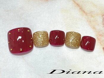 ディアナ ひたちなか高場店(DIANA)/定額ネイル　6600円　D‐015