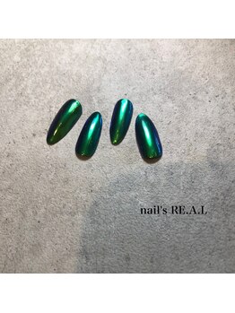 ネイルズリアル 倉敷(nail's RE.A.L)/ミラーネイル