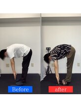 ナオル整体 神戸住吉院(NAORU整体)/20代男性　【身体の硬さ】