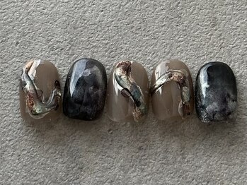 エールルーム 中目黒(aileroom)/大人冬ネイル