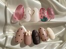 バレンタインネイル￥6,980
