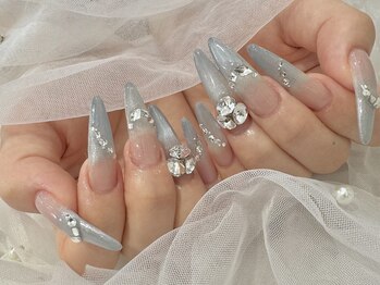ビビットネイル 栄本店の写真/【人気No.1★持ち込みデザインOK◎60分つけ放題[新規]¥7,700】キラキラで可愛い最旬韓国ネイルも☆