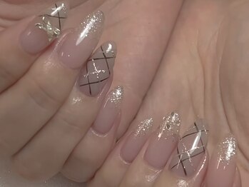 アディクトウラ ネイル(Addict'ula nail)/チェックネイル