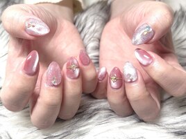 マグネット/春ネイル/ミラー