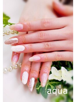 アイラッシュアンドネイルサロン アクア(aqua)/冬のニットネイル