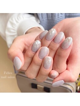 フェリーチェ(Felice)/simple girly nail♪