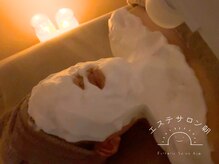 エステサロン朝/フェイシャル　もこもこ泡パック