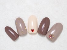 シックネイル(CHIC nail)/ハート＆ドット バレンタイン