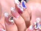 華やかワンホンネイル