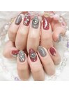 フラッシュネイルフレンチネイル
