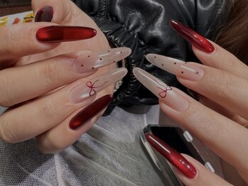 ベストネイル 渋谷109前店(Best Nail)/長さ出し持ち込みデザインネイル