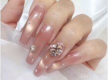 ネイルアンドアイラッシュ シシュ なんば本店(nail&eyelash SyiSyu)/ロングネイル　マグネット
