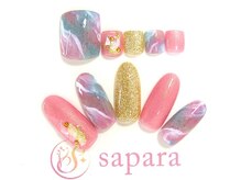 津田沼ネイルサロン サパラ(sapara)/ハンドフットセット定額￥11,499