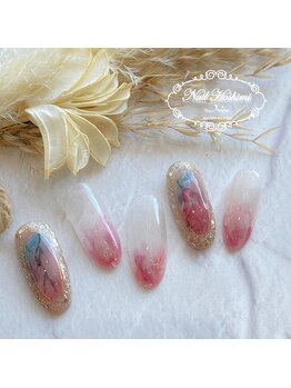 ジュジュ(Juju)/ニュアンス額縁風ネイル