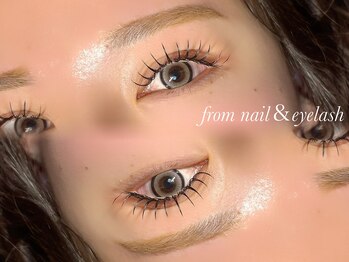 フロムネイルアンドアイラッシュ 神戸三宮(from nail&eyelash)/フラットラッシュ/140本コース*