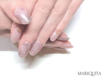 ネイルサロン マリキータ(MARIQUITA)/夏ネイル/ニュアンス/マーブル