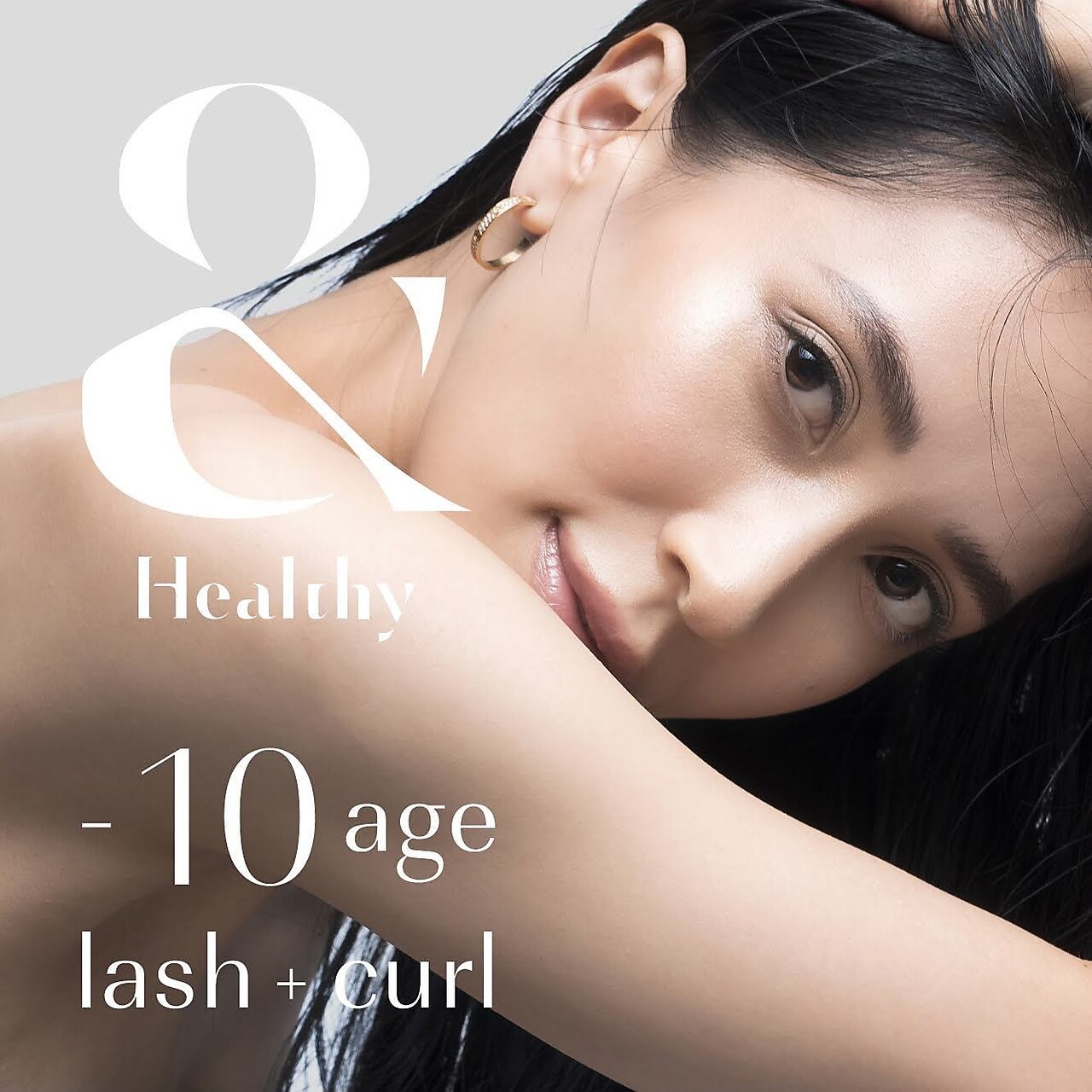 【&Healthy/アンドヘルシー】 フラットラッシュ120本+まつげパーマ