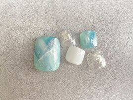 フットネイル　アート放題