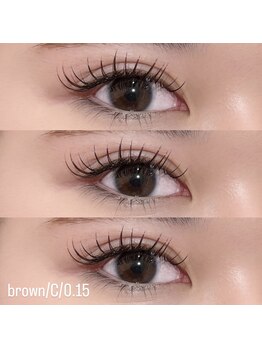 ジェミニ アイラッシュ(gemini eyelash)/ブラウンフラットラッシュ