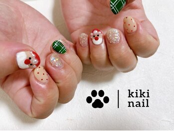 キキネイル たまプラーザ店(kikinail)/クリスマスコース/サンタネイル