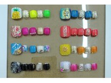 クレアネイル 高崎ウニクス店の雰囲気（フット定額メニュー6850円♪可愛いデザイン沢山♪カラー変更可★）