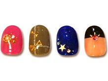 クリスタルネイル パークプレイス店/定額ワンカラージェル+アート2本