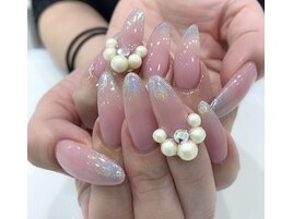 ユニコーングラデーションネイル