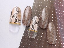 ネイルサロンフォーユー(for u)/パイソンネイル♪6980