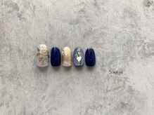 シンプリー ネイルアンドアイラッシュ 祖師谷大蔵店(Simpliee Nail&Eyelash)/雪の結晶ネイル