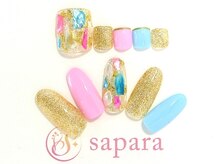 津田沼ネイルサロン サパラ(sapara)/ハンドフットセット定額￥11,499