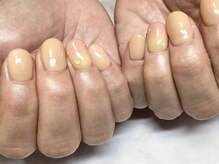 パラジェル登録サロン バランス シンプルネイル&アイラッシュ 新田東店(balance)/桃ネイル