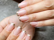 マノアネイル アシヤ(MANOA NAIL ASHIYA)/【パラジェル】ガラスフレンチ