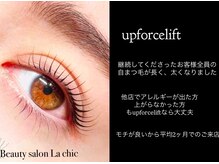 ビューティーサロン ラシック(Beauty Salon La Chic)の雰囲気（Lash lift ¥6500 自まつ毛の負担を最小限に抑えたUpforcelift）