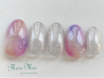 パラジェル認定サロン メールメール 池袋店(MereMer)/花火ネイル