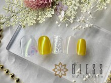 ブレス 仙台駅前本店(BLESS)/春めくニュアンスオーロラネイル