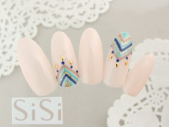 シシ(SiSi)/ポイントエスニックネイル★