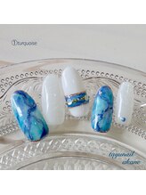 たゆ ネイル(たゆnail)/ターコイズ