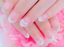 ビジュネイル(Bijou nail)/☆7580☆花3Dブライダル