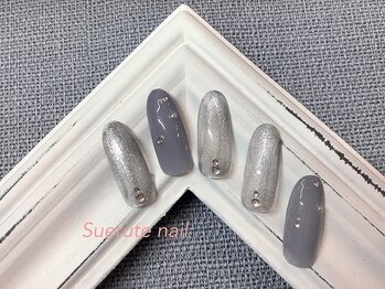 スエルテ ネイルサロン 北千住店/シルバーマグネット　¥7000